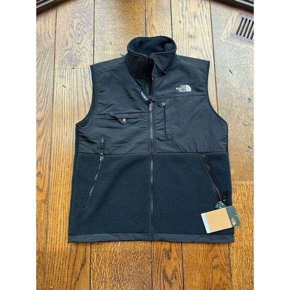 The North Face Men's Retro Denali Vest Black Fleece Jacket Zipper Small NEW - Picture 1 of 6
